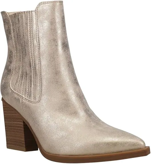 Botas Chelsea De Tacón Alto Marita Para Mujer De Mia Girl - Dorado 6 Mediano | TRG185052727