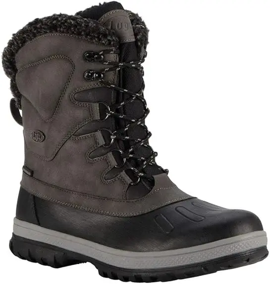Botas De Trabajo Lugz Anorak De Tacón Plano Para Hombre - Gris 8 1/2 Mediano | 737182616049 TRG187860571