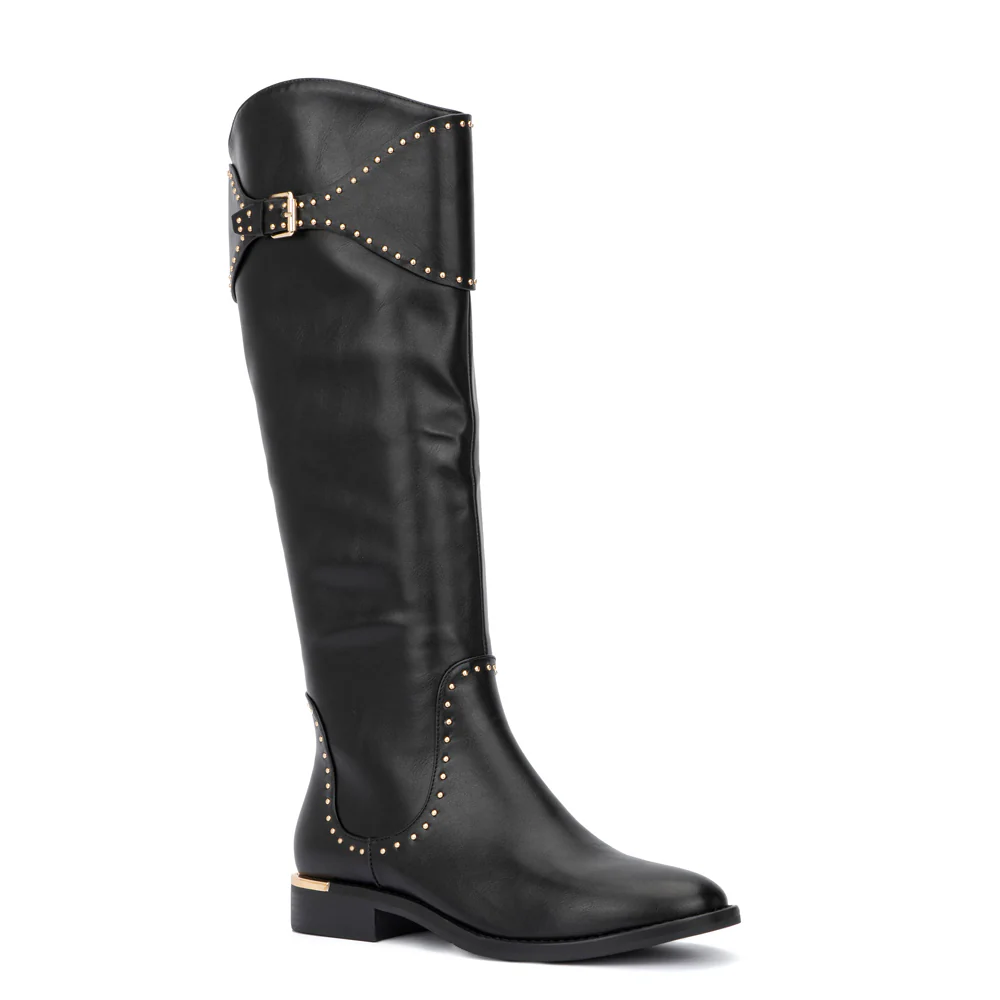 Botas De Vestir De Tacón Plano Sydney Para Mujer De Torgeis - Negro, Talla 10 Mediana | TRG191575030