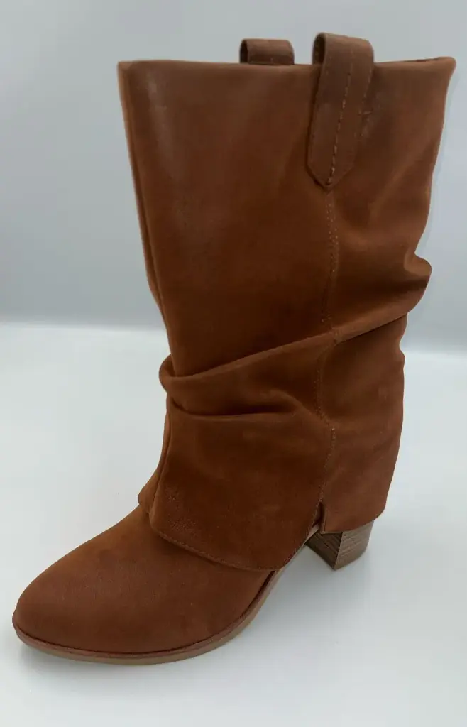 Botas Holgadas De Tacón Apilado Codie Para Mujer De Mia Girl - Cognac 8 Medium | TRG185045626