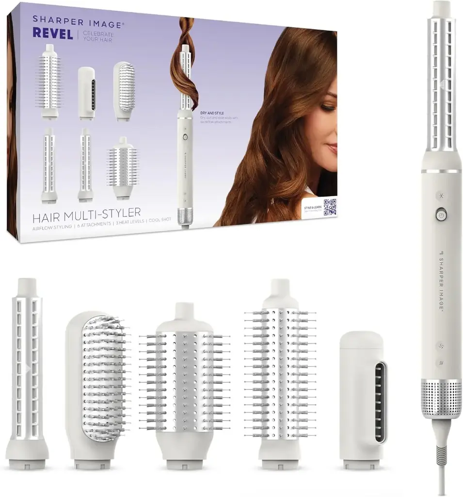Cepillo De Aire Caliente Sharper Image Airflow Styler De 1 1/4 Pulgadas - Sin Color | 843479184037 843479184037