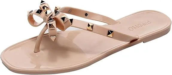 Chanclas Mixit Con Lazo Y Tachuelas Para Mujer - Nude 9 | R1N0000007Oxw8 TRG188556175