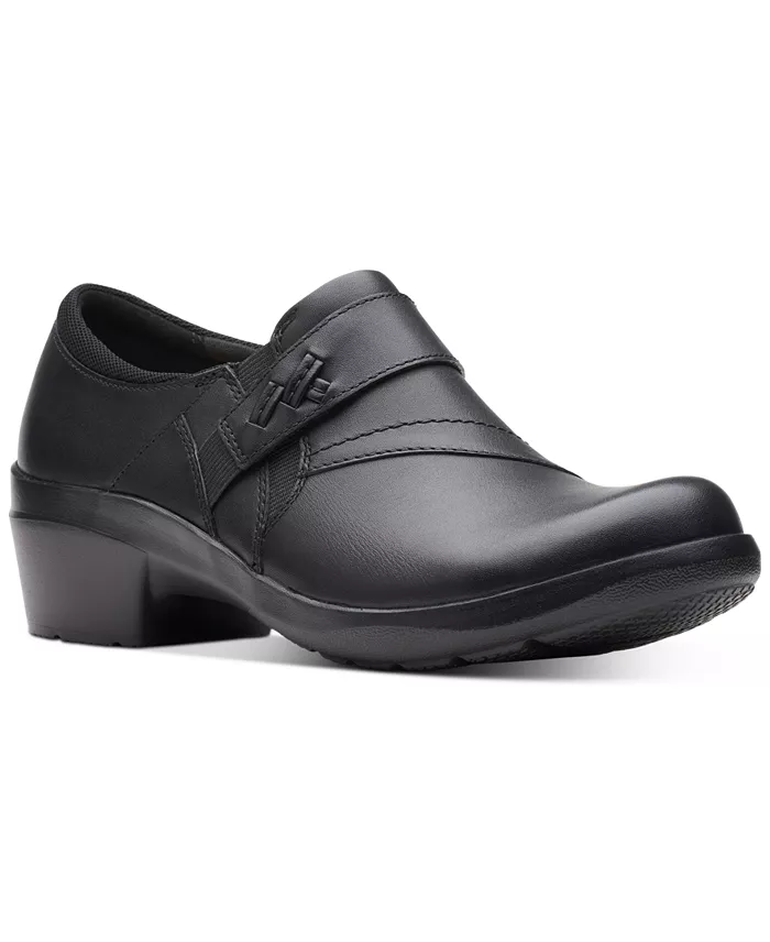 Clarks Of England Clarks Angie Pearl - Zapato Sin Cordones Para Mujer - Negro 9 Mediano | TRG185052655