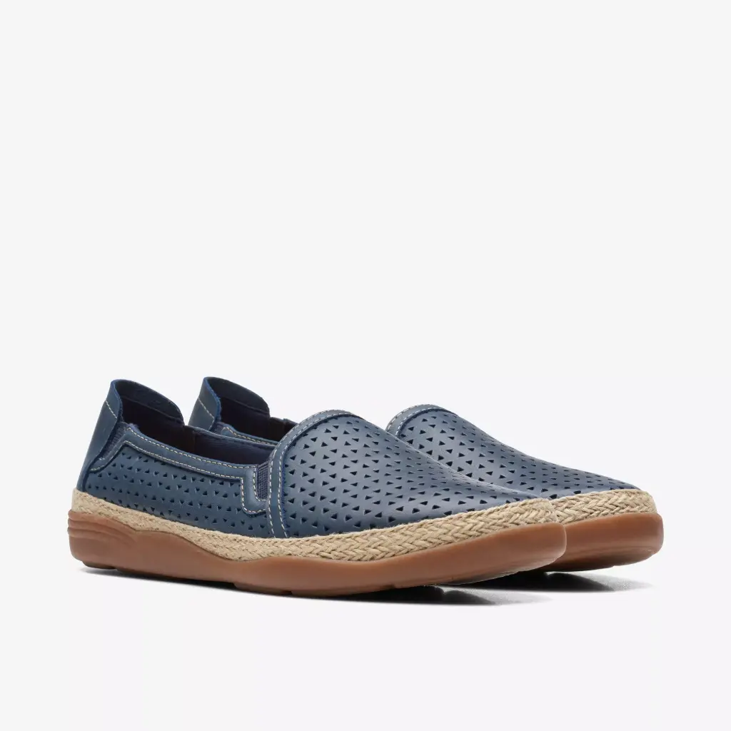 Clarks Of England Clarks Elaina Ruby - Zapato Sin Cordones Para Mujer - Azul Marino 6 1/2 Mediano | 889002993264 TRG188552269