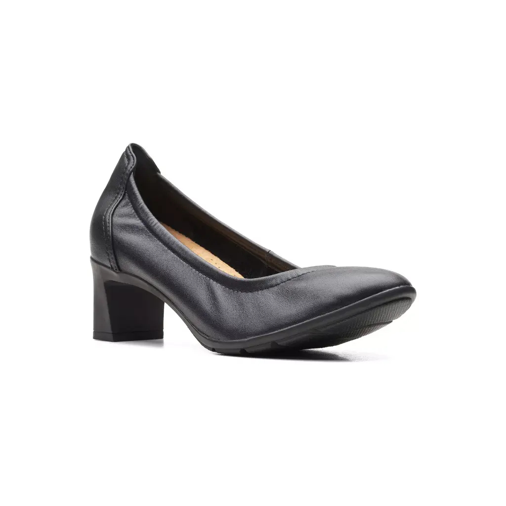 Clarks Of England Zapatos De Tacón Cuadrado Neiley Pearl Para Mujer - Negro, 10 De Ancho | 889002432534 TRG187797167
