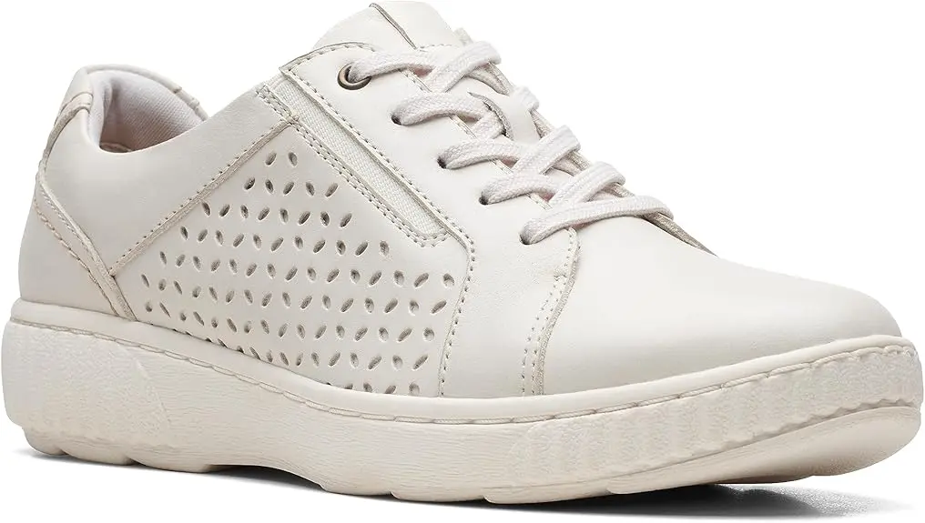 Clarks Of England Zapatos Oxford Caroline Ella Para Mujer - Blanco 9 1/2 Mediano | 889002988437 TRG188552353