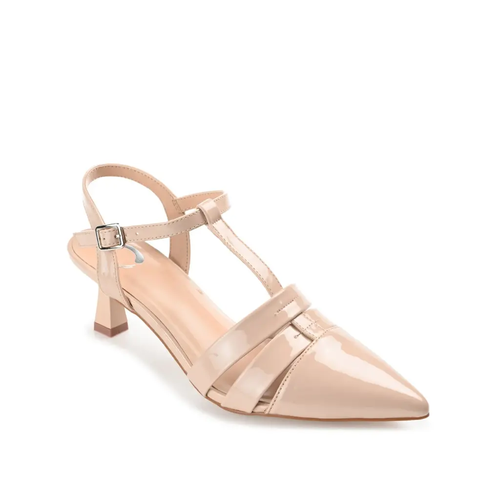 Colección Journee Jazlynn-Wd - Zapatos De Tacón Alto Con Punta Puntiaguda Para Mujer - Ancho Natural - 7 1/2 | 194593665903 TRG188552692