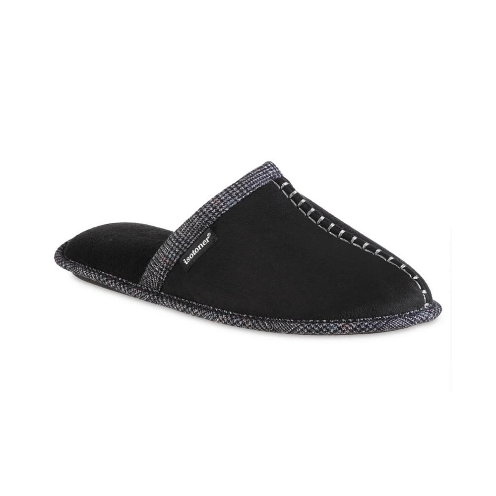 Isotoner Msuede Titus Scuff - Negro Grande | 194194192266 TRG188381688