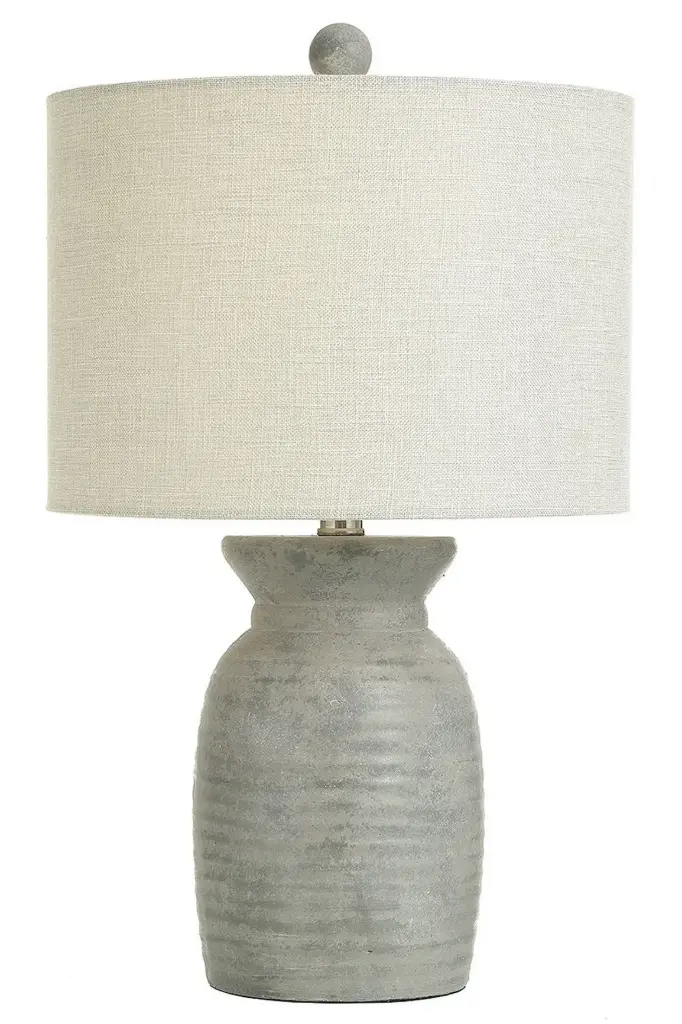 Lámpara De Mesa De Cemento Gris Collective Design By Stylecraft Tl17285Jcds - Gris Natural Talla Única | 720354303977 TRG188376813