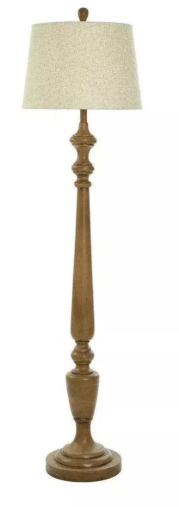Lámpara De Pie Clásica En Tono Madera De Collective Design By Stylecraft Tl73967Jcds - Tono De Madera Mediano | 720354305377