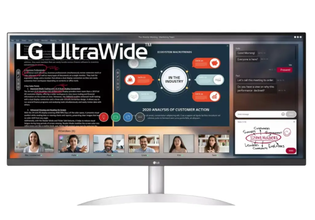 Monitor LG 34Wp50S 34" Pulgadas FHD IPS Ultrawide Freesync