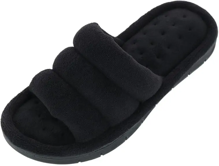 Pantuflas Isotoner Para Mujer - Negro 7 | 194194083496