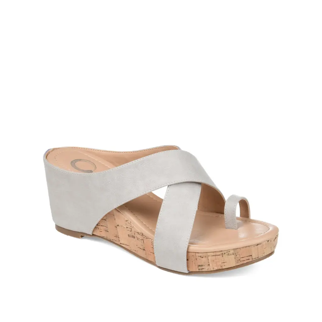 Sandalias De Cuña Rayna Para Mujer De La Colección Journee - Piedra 5 1/2 Mediano | 52574770780