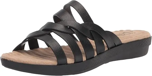 Sandalias De Cuña Sheri Para Mujer De Easy Street - Negro 8 1/2 Mediano | 193073960774 TRG187804053