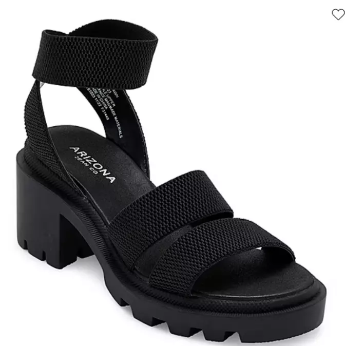 Sandalias De Tacón Arizona Para Mujer Color Cervatillo - Negro 10 Mediano | R1N0000007Rrh2 TRG187855880