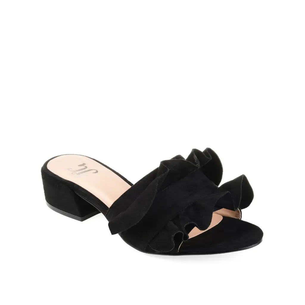 Sandalias De Tacón Journee Collection Sabica Para Mujer - Negro 6 Mediano | 52574520101 TRG188371863