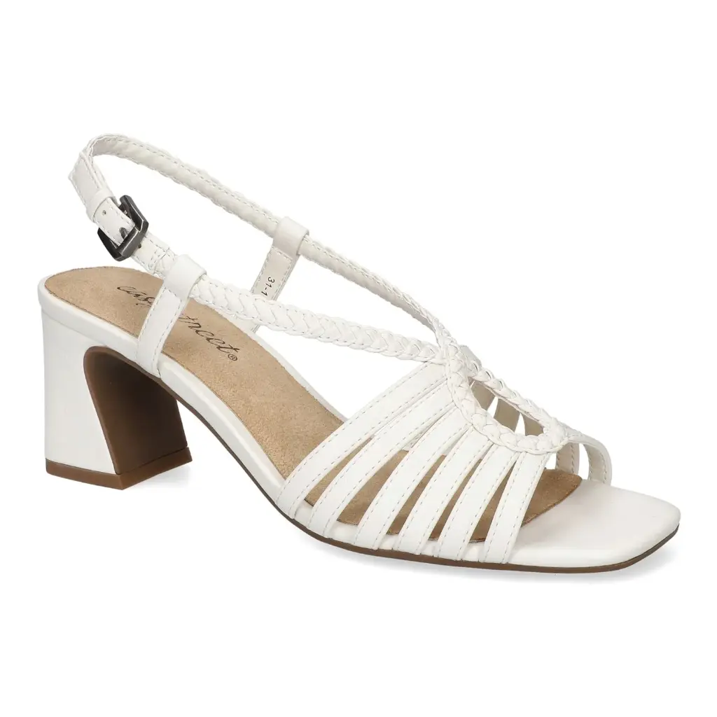 Sandalias De Tacón Topacio Easy Street Para Mujer - Blanco 8 1/2 Mediano | TRG191574816