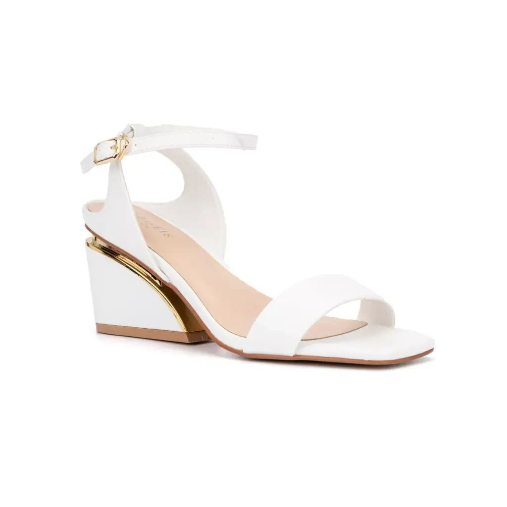 Sandalias De Tacón Torgeis Candida Para Mujer - Blanco 7 Mediano | TRG191655134