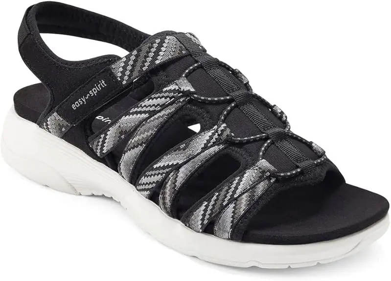 Sandalias De Tiras Torye Para Mujer Easy Spirit - Negro 8 Mediano | 196825489684 TRG188556253