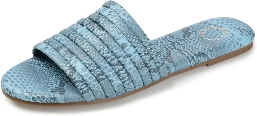 Sandalias Marisol Para Mujer De La Colección Journee - Azul, Talla 9 1/2 Mediano | TRG192804485