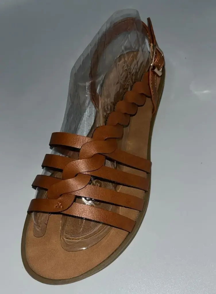 Sandalias Planas Con Tira Al Tobillo Solay Para Mujer De La Colección Journee - Tan 8 1/2 Mediano | 52574612868 TRG187861451