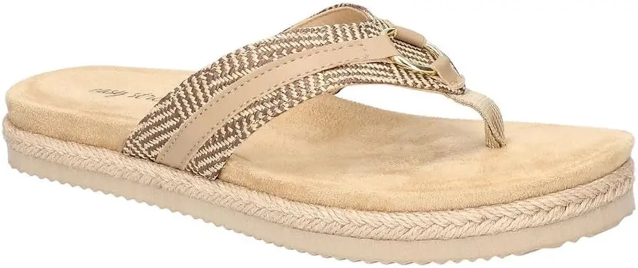 Sandalias Planas Starling Para Mujer De Easy Street - Marrón 9 Mediano | 196371458875 TRG187804341