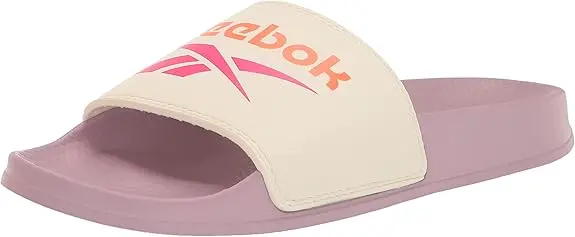 Sandalias Reebok Fulgere Slide Para Mujer - Lila Blanco 10 Mediano | 195740969882 TRG187598570