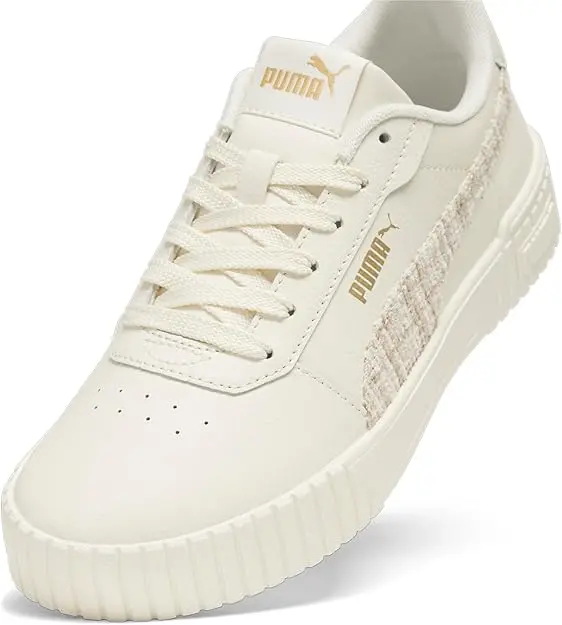 Zapatillas De Running Puma Carina 2.0 Tweed Para Mujer - Marfil Metalizado Gld 8 1/2 Mediano | TRG191657380