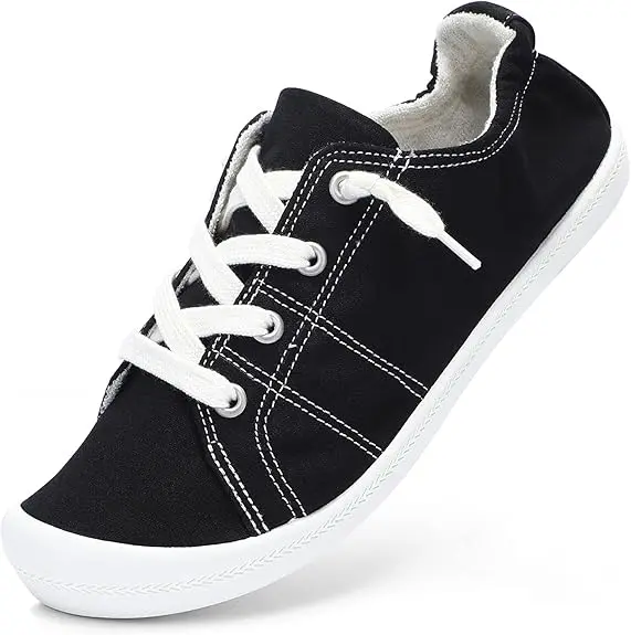 Zapatillas Pop Highbar Para Mujer - Lona Negra 6 1/2 Mediana | 885044829752 TRG187804291