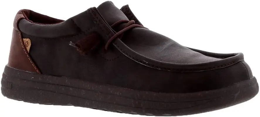 Zapato Sin Cordones Paul De Lamo Para Hombre - Chocolate Encerado Chocolate 14 Mediano | 883139329347 TRG188401694