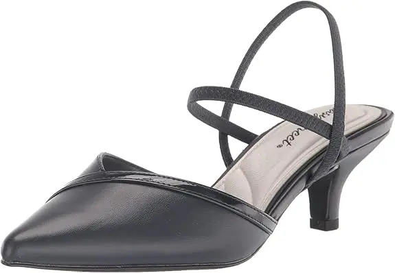 Zapatos De Tacón Bajo Unna De Easy Street Para Mujer - Azul Marino, Talla 8 De Ancho | 196371185580 TRG188556640