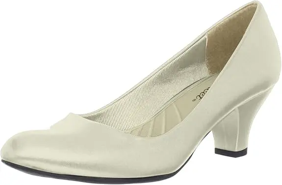 Zapatos De Tacón Cónico Easy Street Fabulous Para Mujer - Bone 5 Medium | 885660371864 TRG187860821