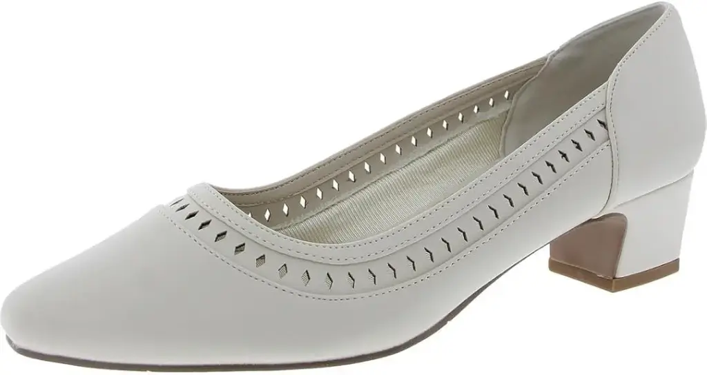 Zapatos De Tacón Cuadrado Giana Para Mujer De Easy Street - Hueso 12 Ancho | 196371574568 TRG188552420