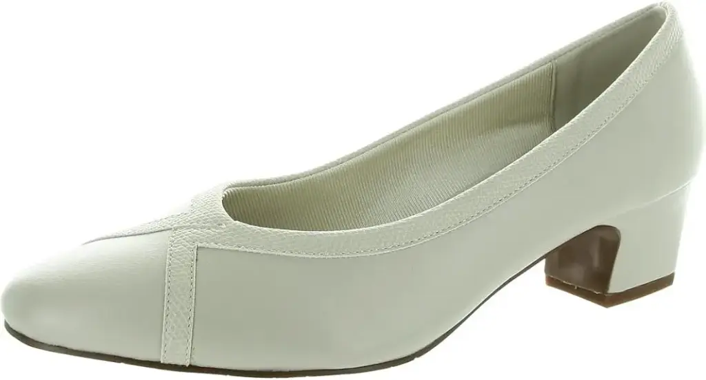 Zapatos De Tacón Cuadrado Myrtle Para Mujer De Easy Street - Hueso 8 1/2 Ancho | TRG185046937