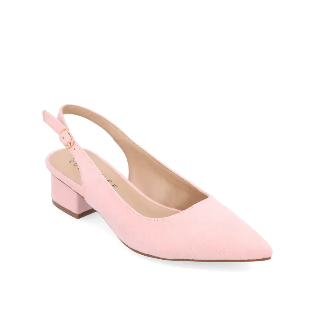 Zapatos De Tacón Cuadrado Sylvia De Journee Collection Para Mujer - Rosa 7 Mediano | 194593630918 TRG187799129