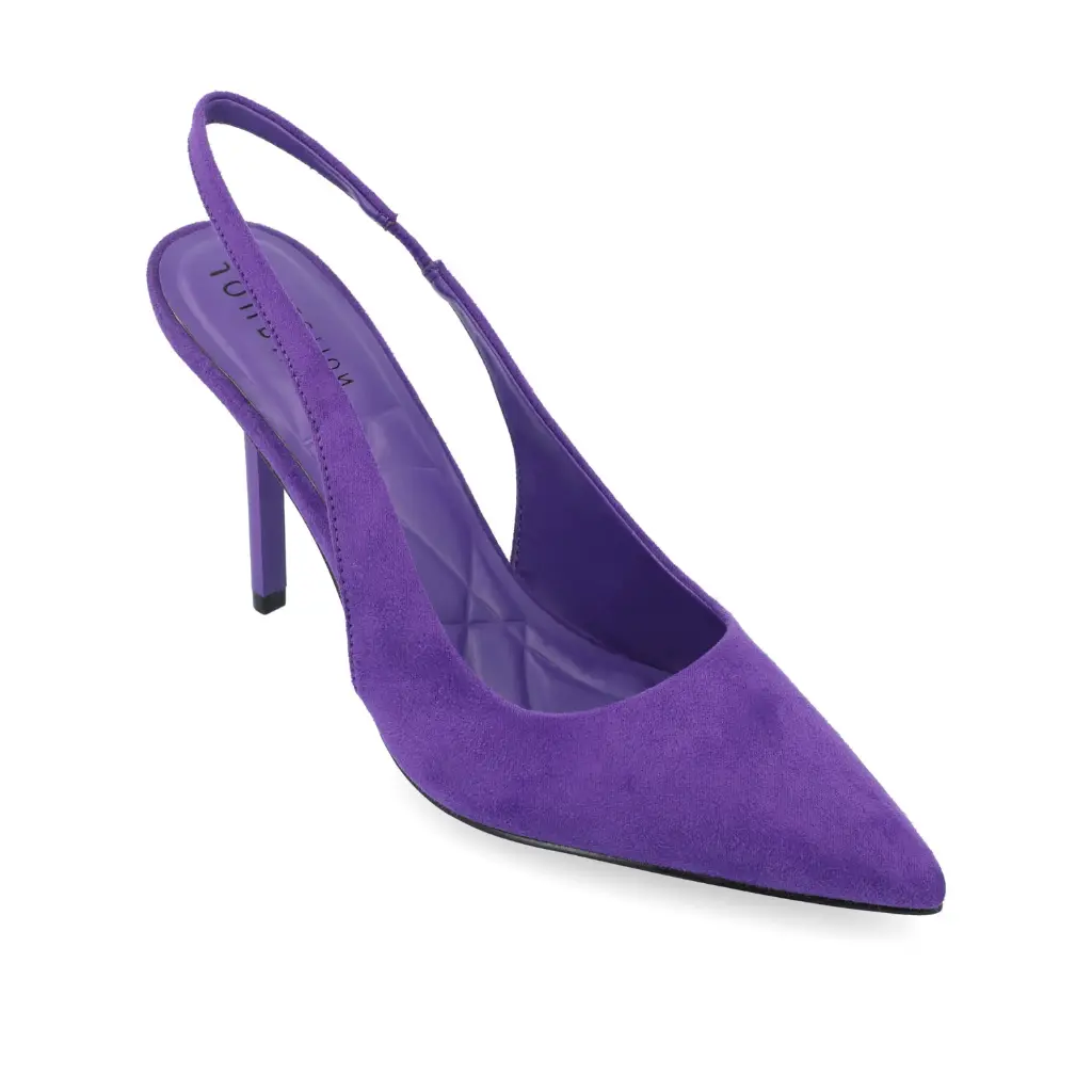 Zapatos De Tacón De Aguja Con Punta Puntiaguda Elenney Para Mujer De Journee Collection - Morado, Talla 6 Mediana | TRG192805607