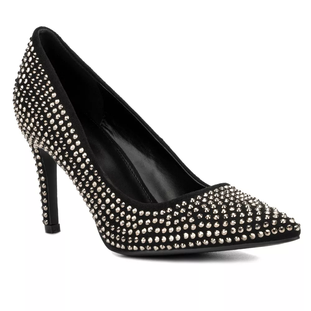 Zapatos De Tacón De Aguja Con Punta Puntiaguda Yelenas De New York & Company Para Mujer - Negro 9 Mediano | TRG191576480