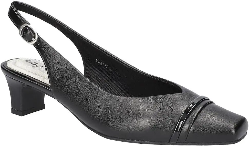 Zapatos De Tacón De Aguja Sayo Para Mujer De Easy Street - Negro 8 1/2 Mediano | 196371475636 TRG188376989