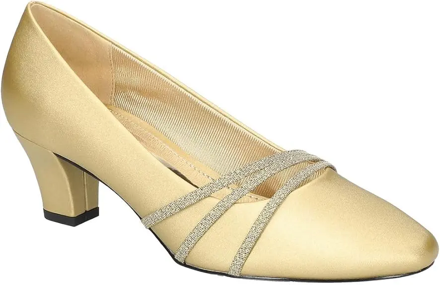 Zapatos De Tacón Para Mujer Easy Street Cristiny, Talla 9, Amarillo | TRG192805432