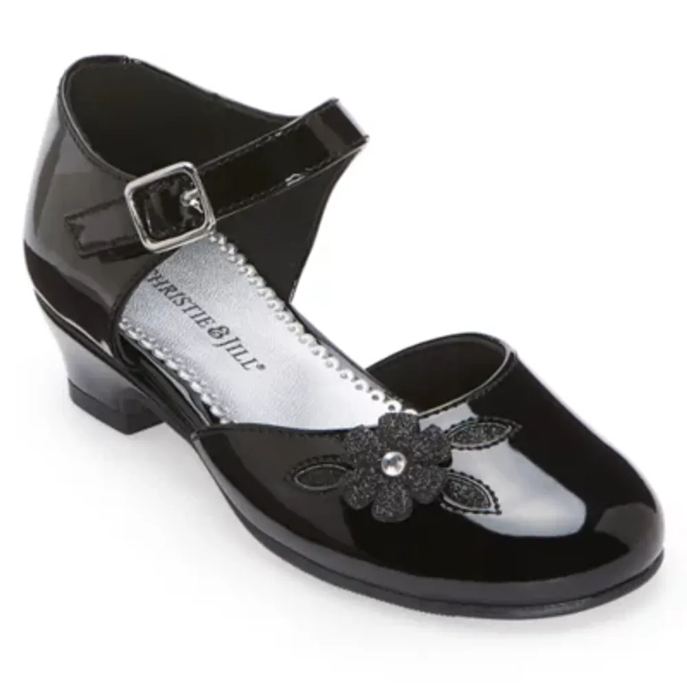 Zapatos Mary Jane De Punta Redonda Christie & Jill Para Niñas Pequeñas Y Grandes Heaven - Negro 2 Mediano | TRG192813628