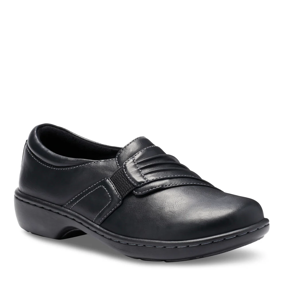 Zapatos Sin Cordones Piper De Punta Redonda Para Mujer De Eastland - Negro 9 Mediano | 94352472974 TRG187798052
