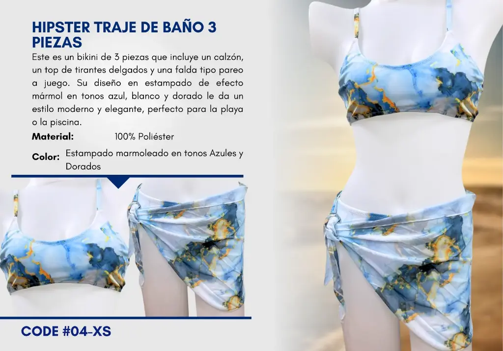 Traje de Baño Para Mujer Extra Small Elite Swim XS-04