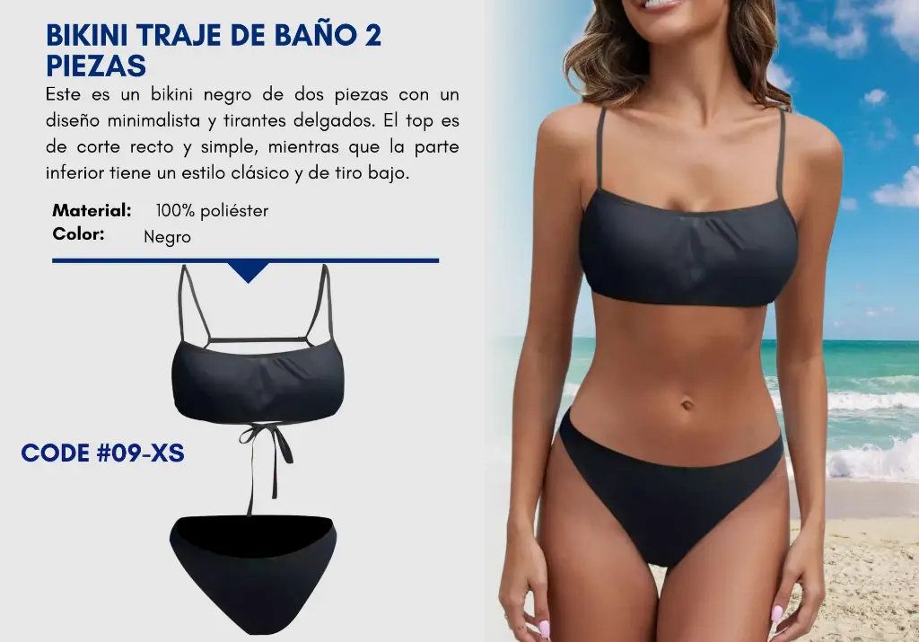 Traje de Baño Para Mujer Extra Small Elite Swim XS-09