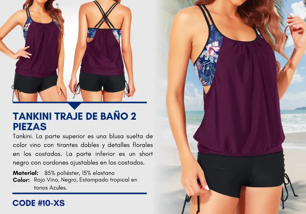 Traje de Baño Para Mujer Extra Small Elite Swim XS-10