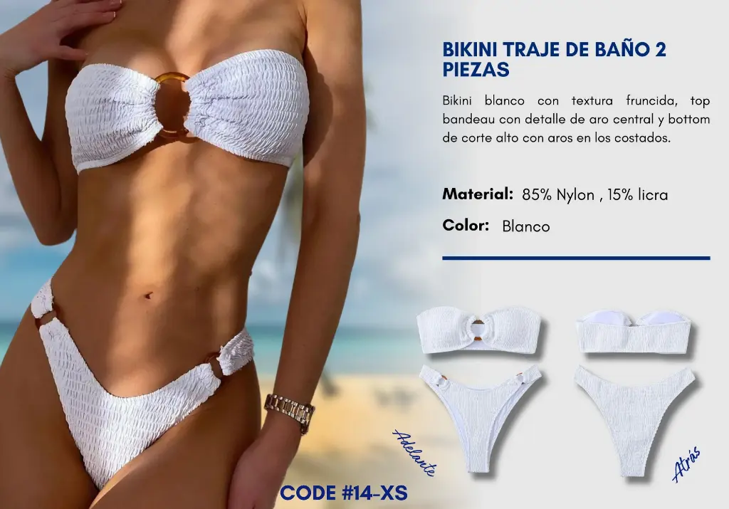 Traje de Baño Para Mujer Extra Small Elite Swim XS-14
