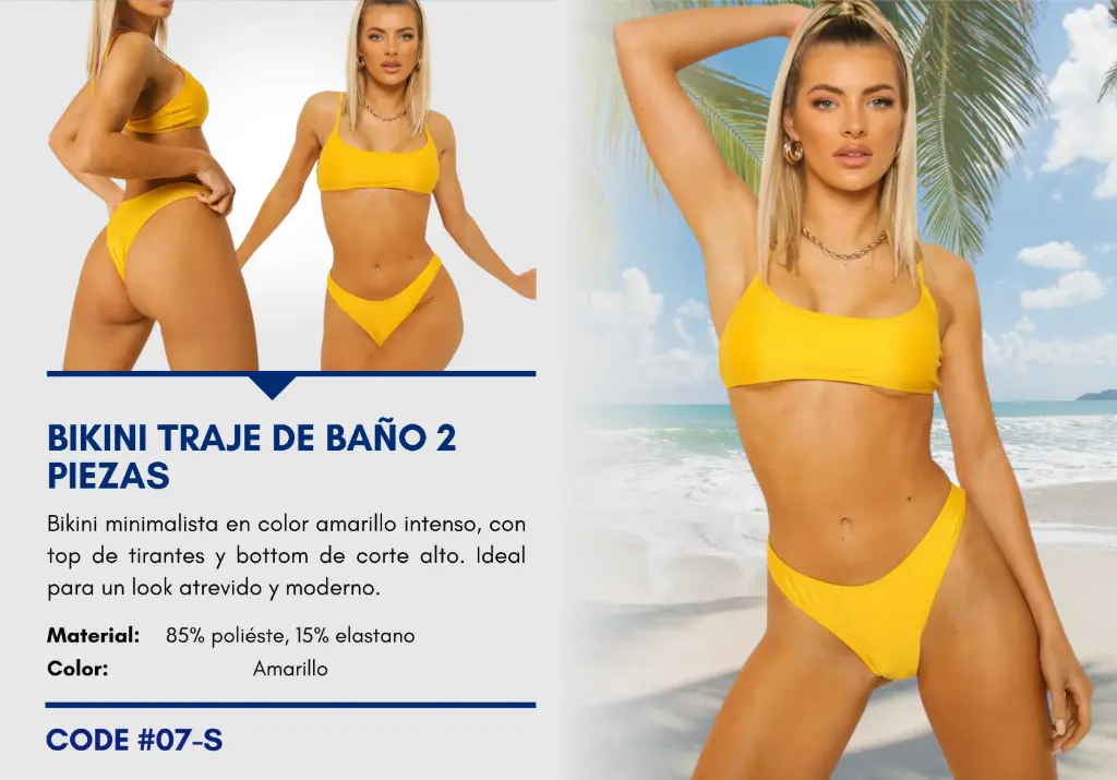 Traje de Baño Para Mujer Small Elite Swim S-07