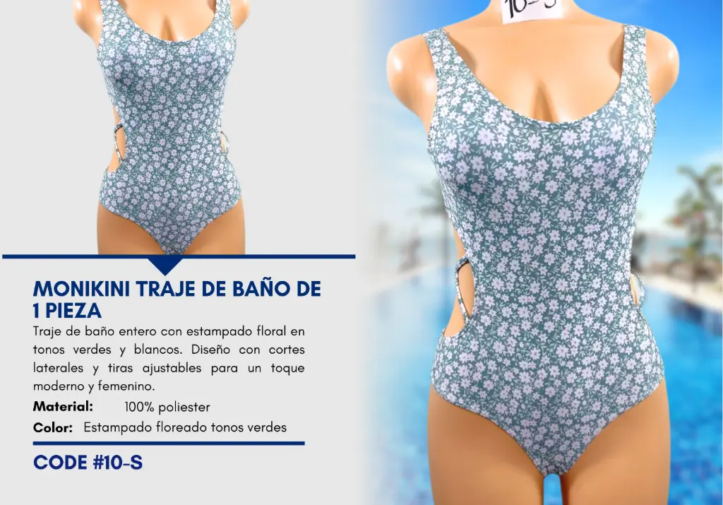 Traje de Baño Para Mujer Small Elite Swim S-10