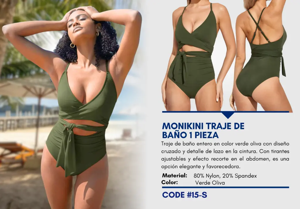Traje de Baño Para Mujer Small Elite Swim S-15