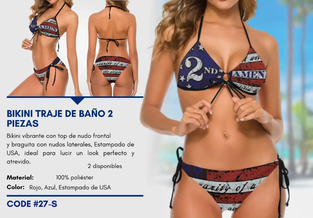 Traje de Baño Para Mujer Small Elite Swim S-27
