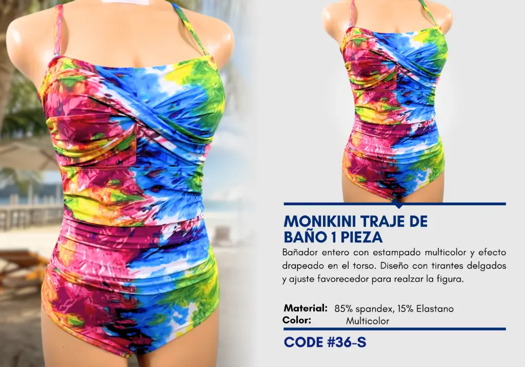 Traje de Baño Para Mujer Small Elite Swim S-36